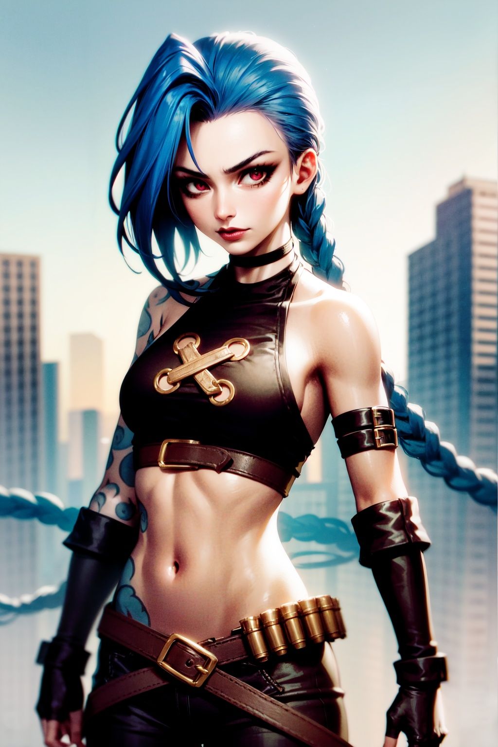 JinxLol,  mature female,  1girl on Tensor.Art
