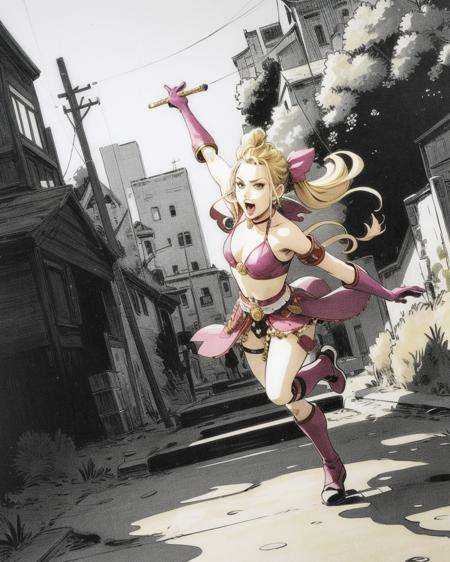 ! dream britney spears,  by art by yoshitaka amano,  - n 9 on Tensor.Art