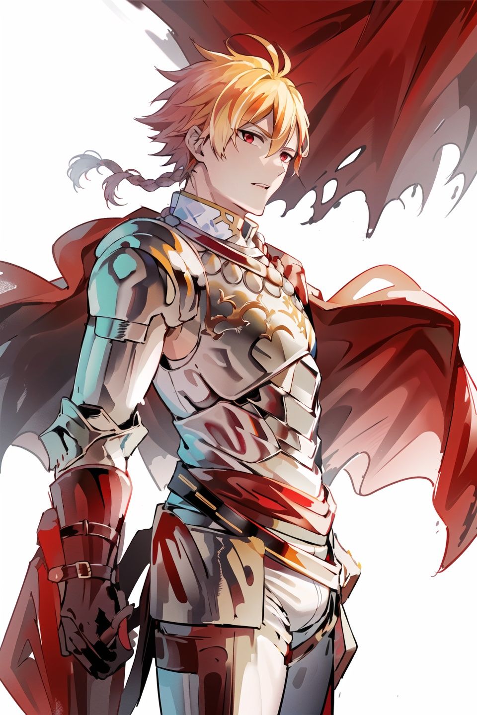 Richard_i,  multicolored hair,  masterpiece by 松菇 on Tensor.Art