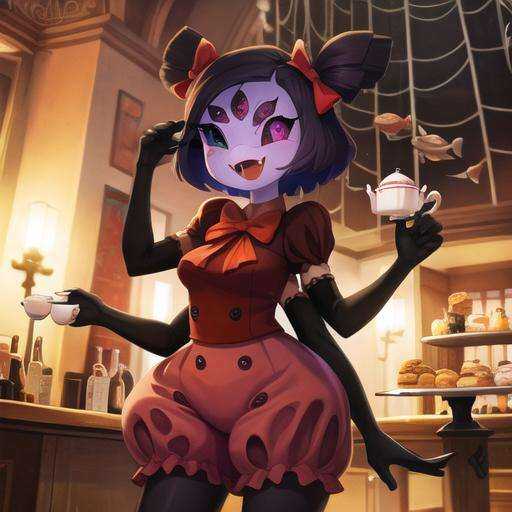 masterpiece,  best quality,  a beautiful and detailed portriat of muffet on Tensor.Art