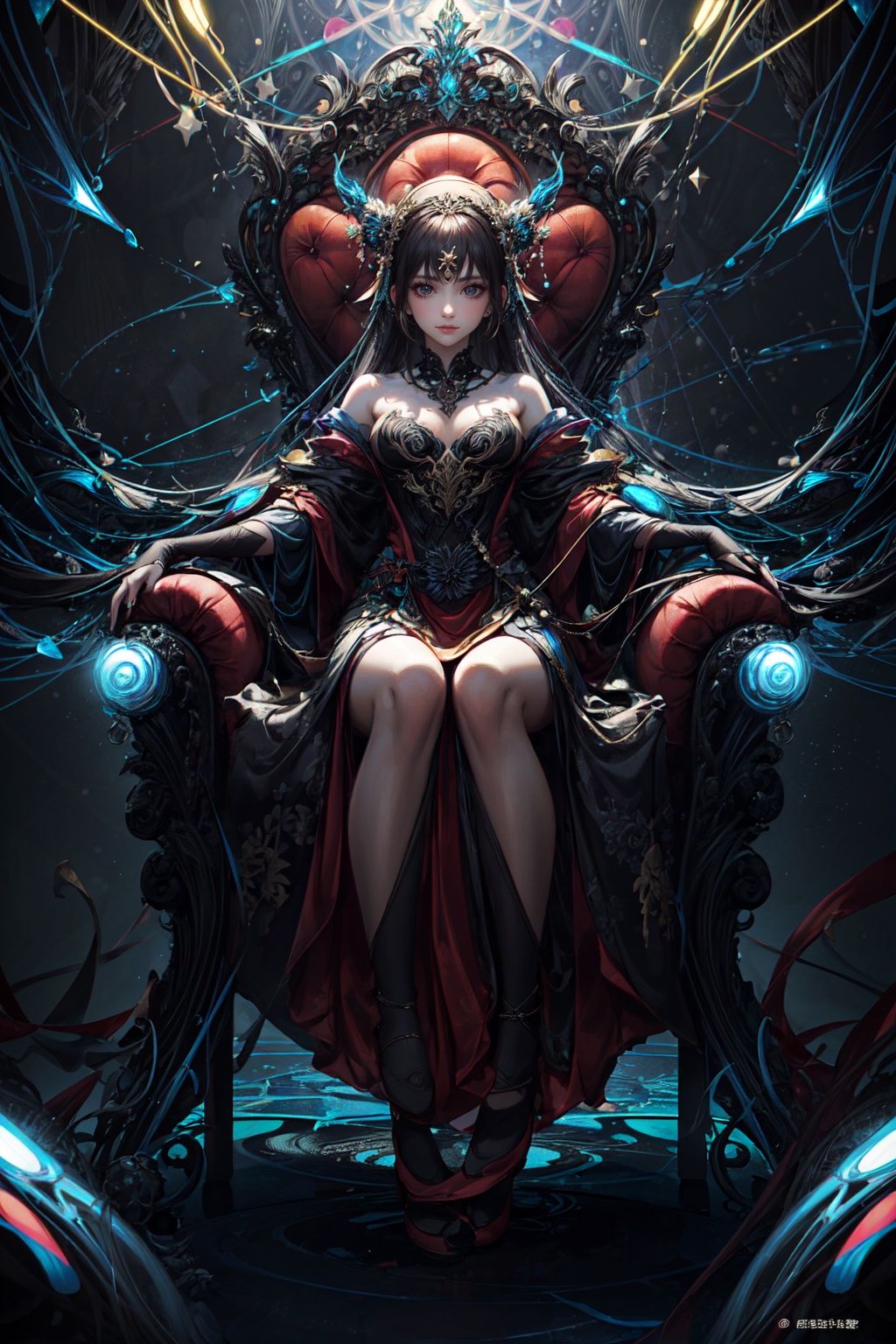 <lora:zhongfenghua:0.5> zhongfenghua, (1girl:1.2), (masterpiece,top quality,best quality,official art,beautiful and aesthetic:1.2), (geometric abstract background:1.4), esoteric,depth of field(zentangle, mandala, tangle, entangle), (colorful:1.1), (floating colorful sparkles), (dynamic pose), (dynamic angle:1.4), glowing skin,elegant, a brutalist designed, vivid colours, romanticism, Renderman, Redshift render, awardwinning Wax casting art of a surreal, Nutty Engaging slight girl sitting in a Sparse chair, Accomplished Mask made out of Pearl, Trucker hat, Braces, at Midday, Ultrarealistic, Witchcore, Lens Flare, F/2.8, Autochrome, <lora:add_detail:0.8> <lora:LowRA:0.3>