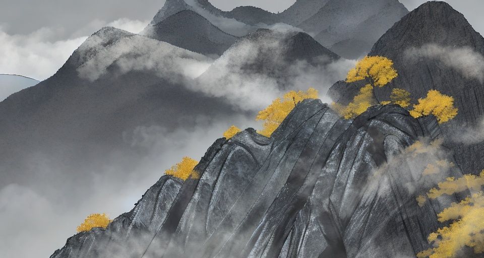 shanshui,<lora:shanshui_20230623033335:1.4>,mountains,bronzing,prospect,edge checkmark