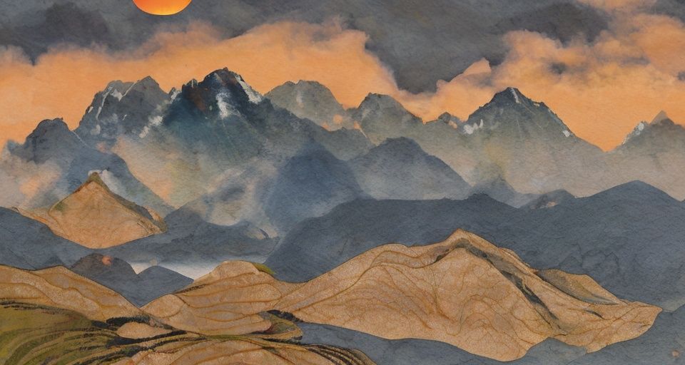 shanshui,mountains,checkmark,outdoors, <lora:shanshui_20230623033335:1.2>