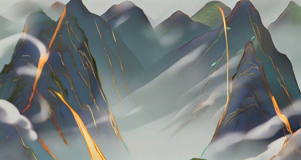 shanshui,<lora:shanshui_20230623033335:1.4>,mountains,bronzing,prospect,edge checkmark