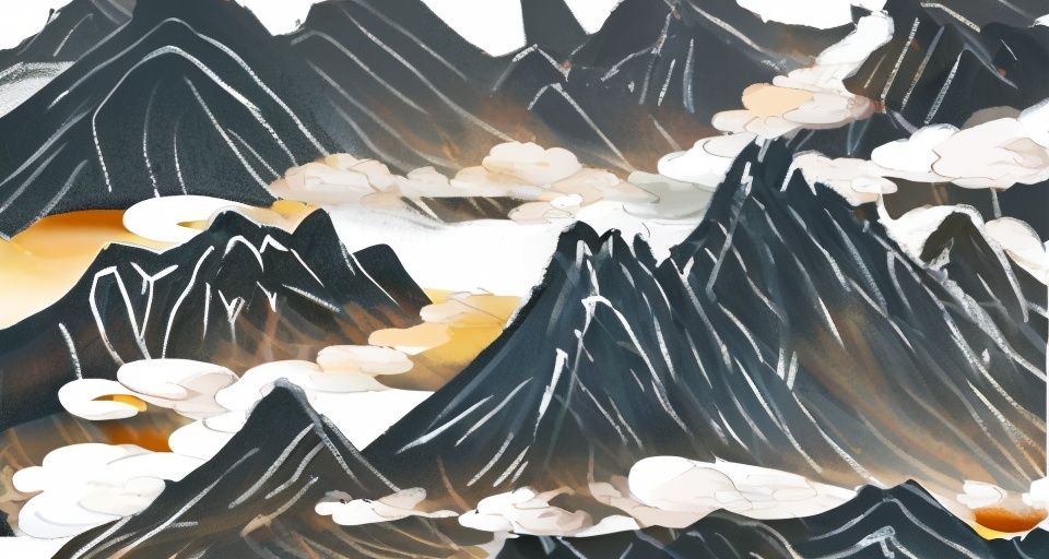 shanshui,mountains,checkmark,outdoors, <lora:shanshui_20230623033335:1.2>