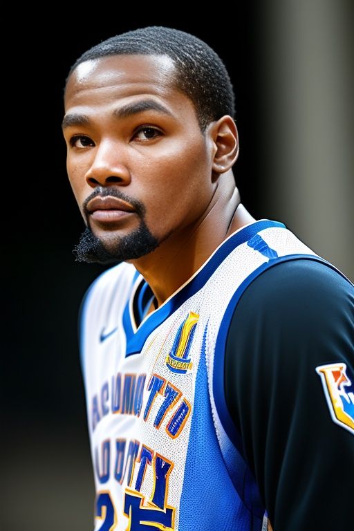 best quality, cinematic light,realistic,ultra-detailed,masterpiece:1.5,1man,Kevin_Durant,<lora:KD-000007:0.6>, portrait, Character centered,Looking at the camera,(modelshoot style,analog style,mdrny-v4 style,nousr robot)