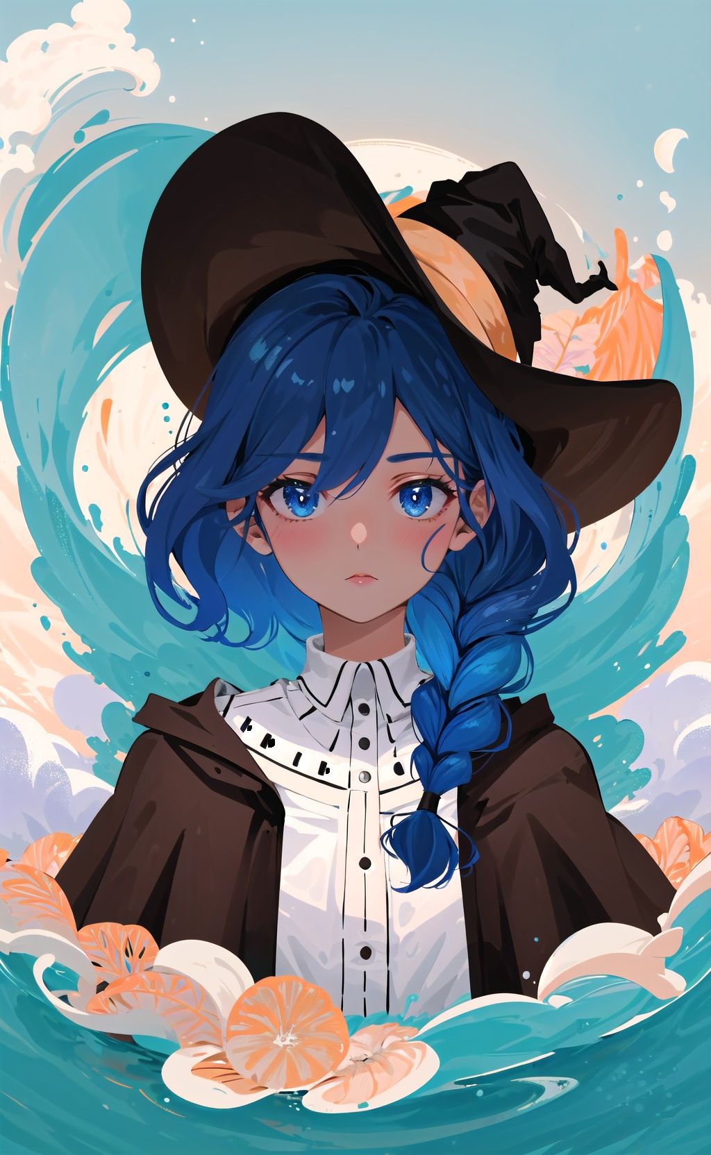Minimalist illustration,  roxy migurdia,  1girl by 硫华 on Tensor.Art
