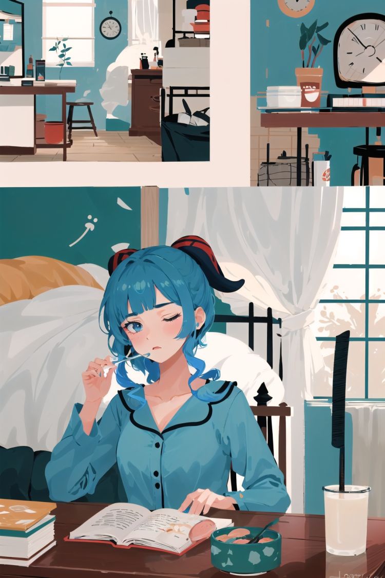 扁平插画| Minimalist illustration by 硫华 on Tensor.Art
