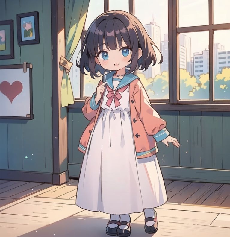 ((best quality)), ((masterpiece)), (detailed),(full_body),lively and cute young girl (wearing a sign around her neck with "love tusi" written:1.2), playful expression, casual clothing, (anime art style:1.2), colorful environment, sunlit day, cheerful atmosphere, (soft lighting:1.3), bright and pastel colors with pink accent, (wide-angle shot:1.2), (cartoonish:1.1), (8k resolution:1.2).,Frosty anime style
,sailor suit,1girl,qipao,keai,girl,rip,xiaolan,gongtengxinyi