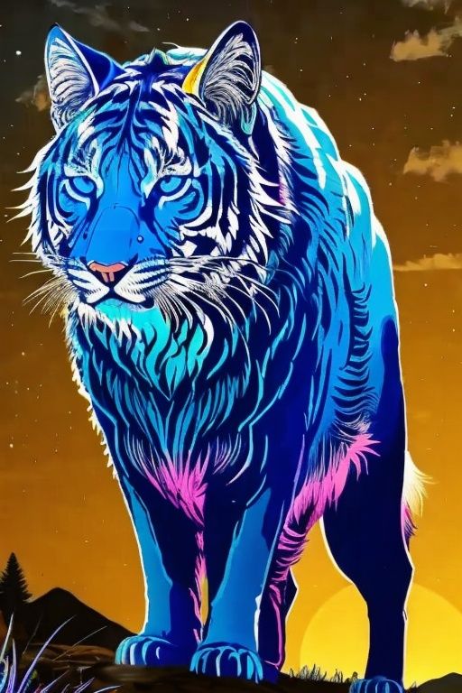 glowing,outdoor,animals
