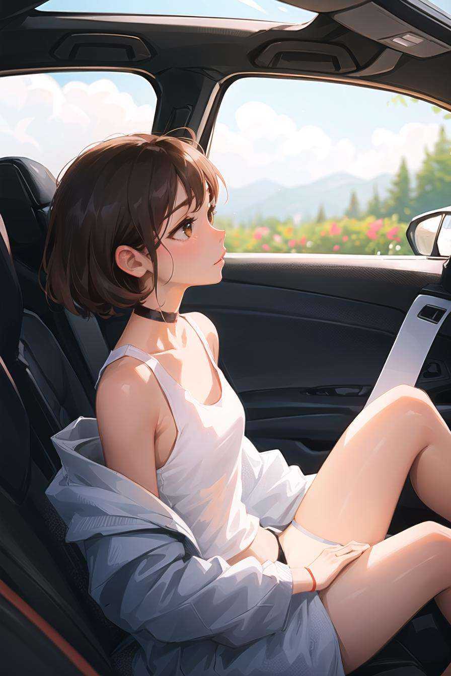 sam yang,  1girl,  bangs on Tensor.Art