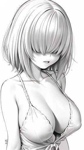 {{illustration}},  {{{masterpiece}}},  {{best quality}}big breast on Tensor.Art