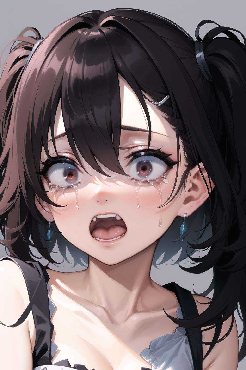 1girl,  constricted pupils,  open mouth by psoft on Tensor.Art