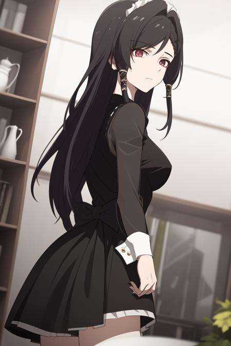 Aiyou Xu((best quality)),  ((masterpiece)),  (detailed) 1girl (maid dress) on Tensor.Art