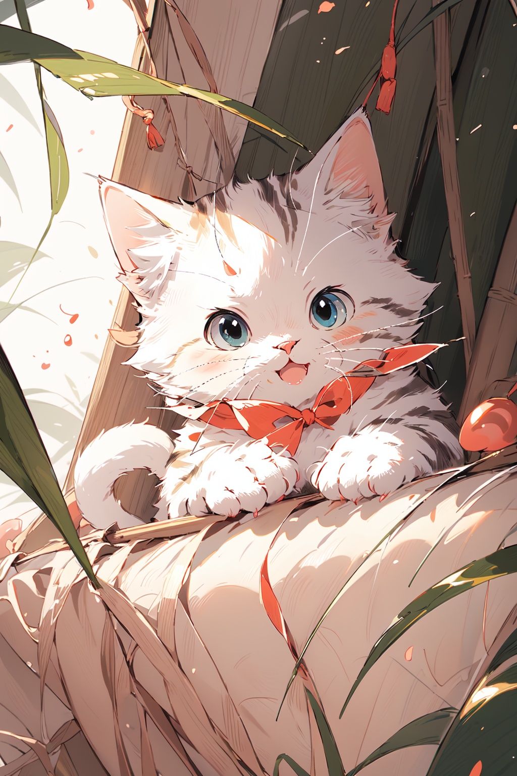,(Masterpiece:1.2, high quality), cat, :3,  <lora:cat_20230627113759:0.8>
