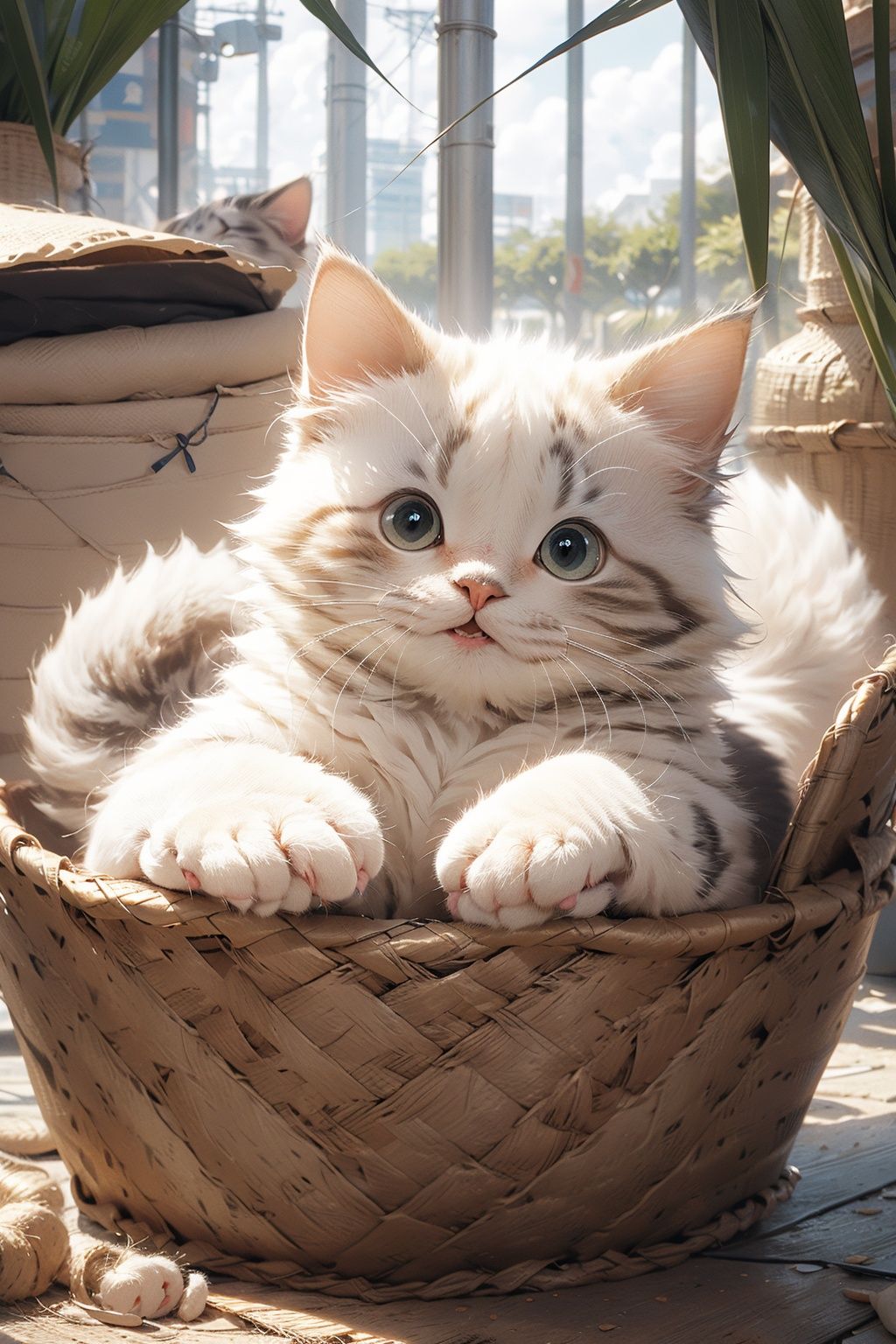 ,(Masterpiece:1.2, high quality), cat, :3,  <lora:cat_20230627113759:0.8>