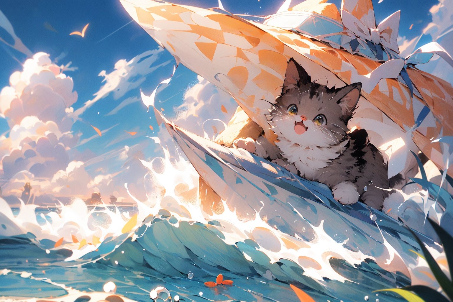 ,(Masterpiece:1.2, high quality),<lora:cat_20230627113759:0.8>