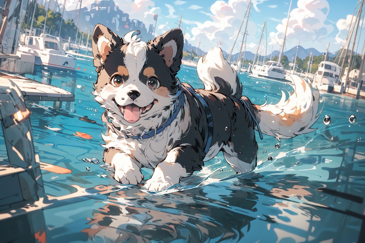 ,(Masterpiece:1.2, high quality),dog, <lora:dog_20230627135046-000018:1>