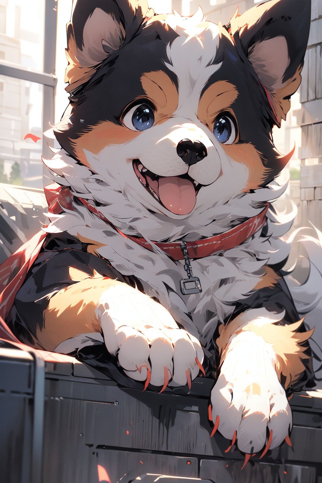 , (masterpiece:1.2), best quality,PIXIV,1dog, <lora:dog_20230627135046:0.9>