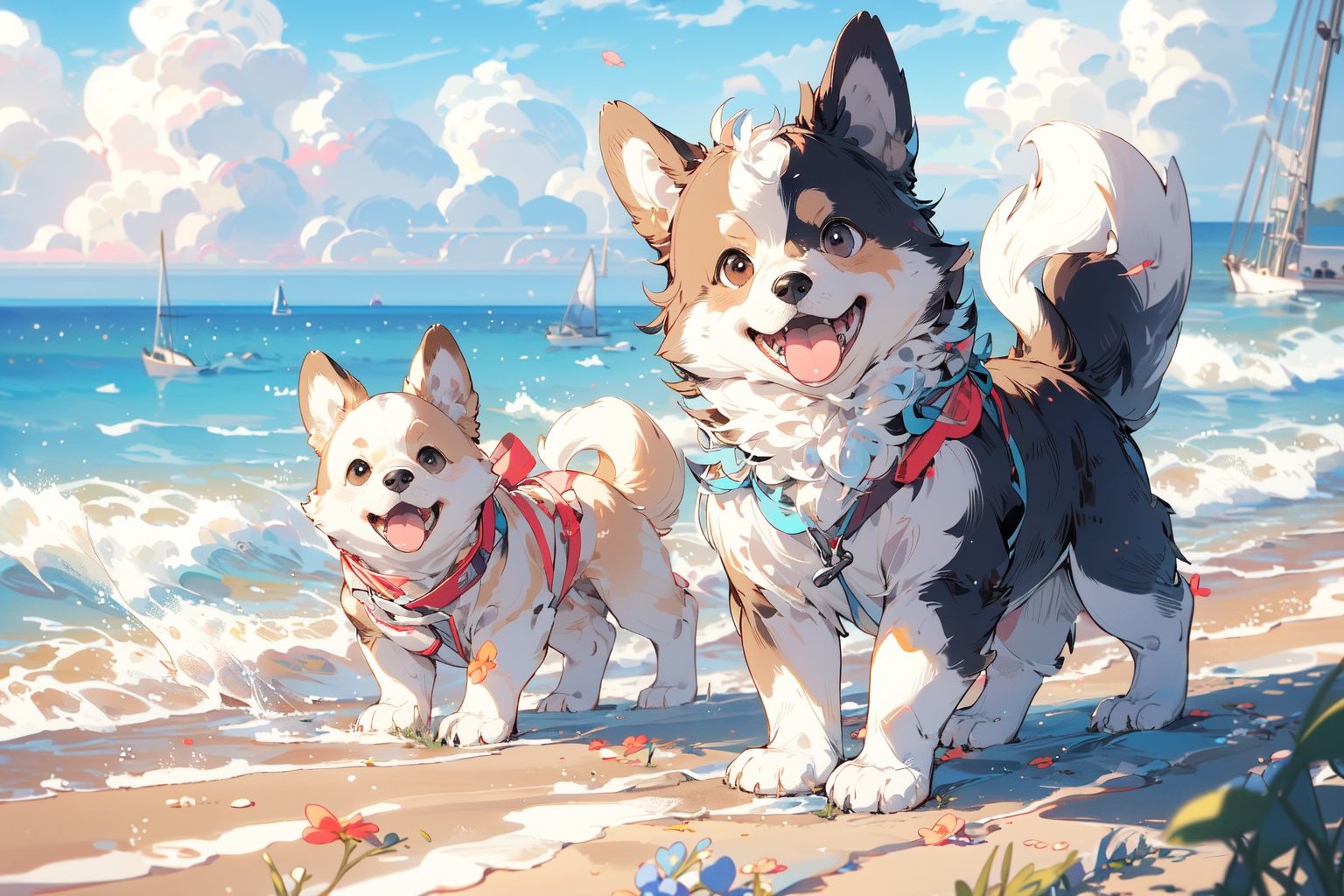 ,(Masterpiece:1.2, high quality),dog， <lora:dog_20230627135046-000018:0.8>