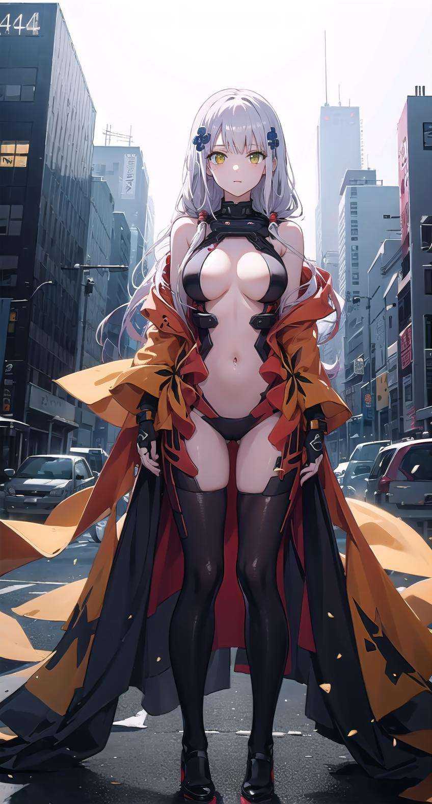 hk416 \(girls' frontline\),  outfit-inori,  top-down bottom-up on Tensor.Art
