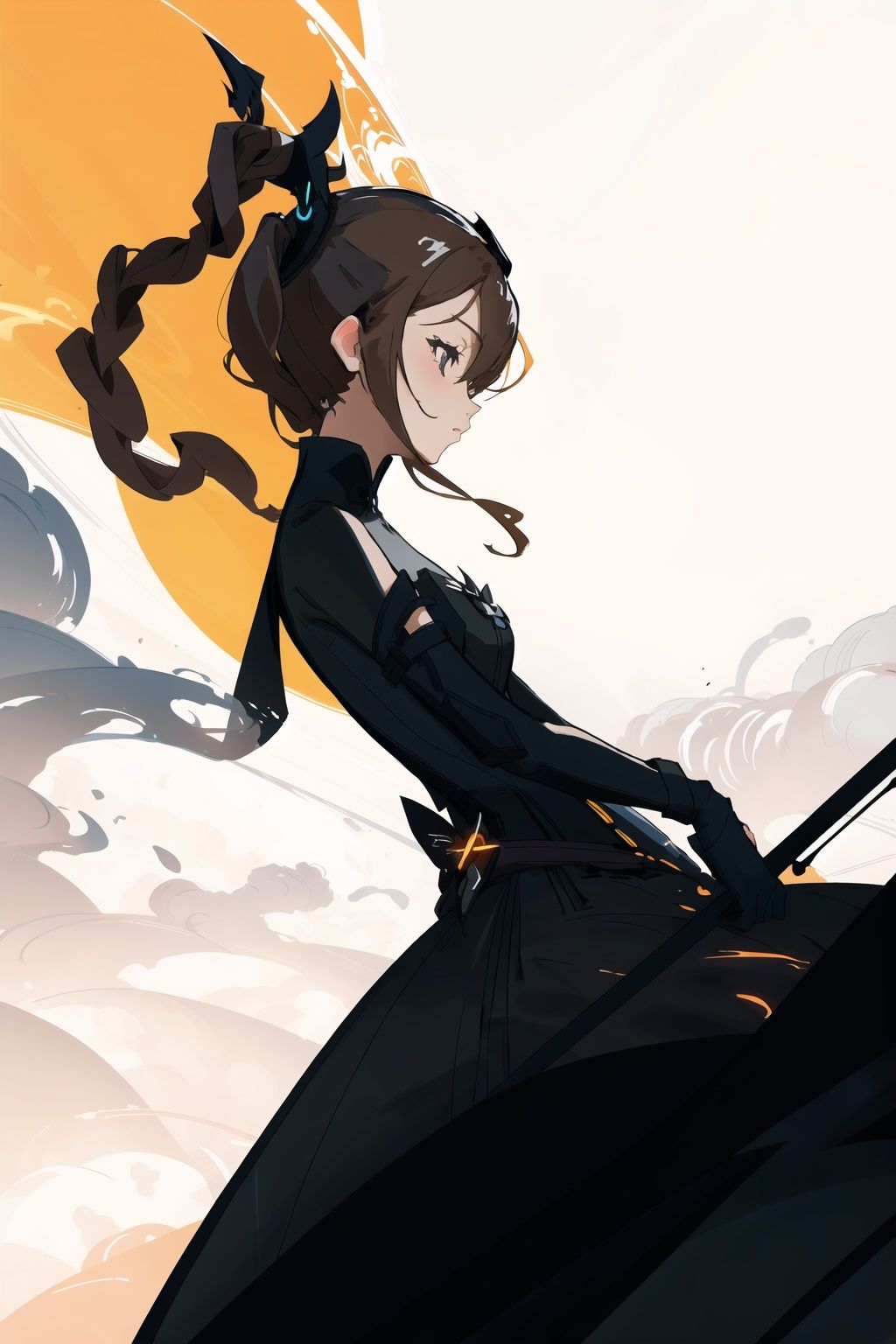 style of Beatrix Potte,  cover style,  minimalistic one neon color only silhouette on Tensor.Art