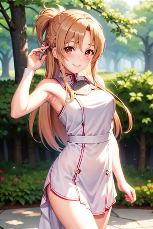 Asuna,  light smile,  sexy on Tensor.Art