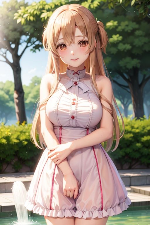 Asuna,  light smile,  sexy on Tensor.Art