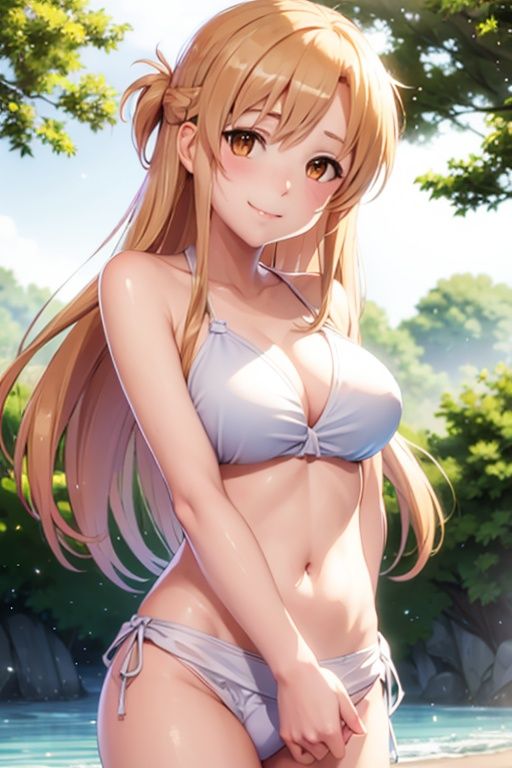 Asuna,  light smile,  sexy on Tensor.Art
