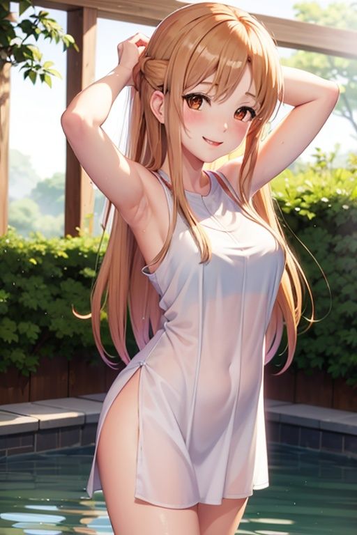 Asuna,  light smile,  sexy on Tensor.Art