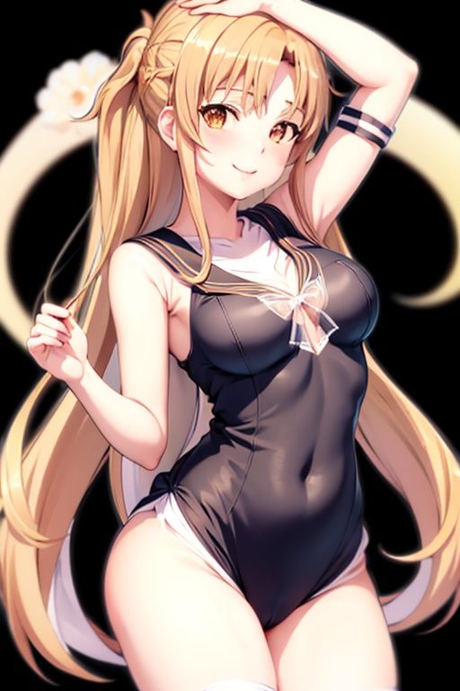 Asuna,  light smile,  wet_skin on Tensor.Art