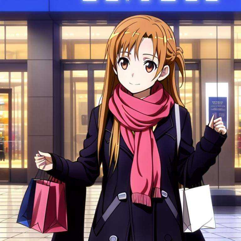 1girl,  yuuki_asuna,  solo on Tensor.Art