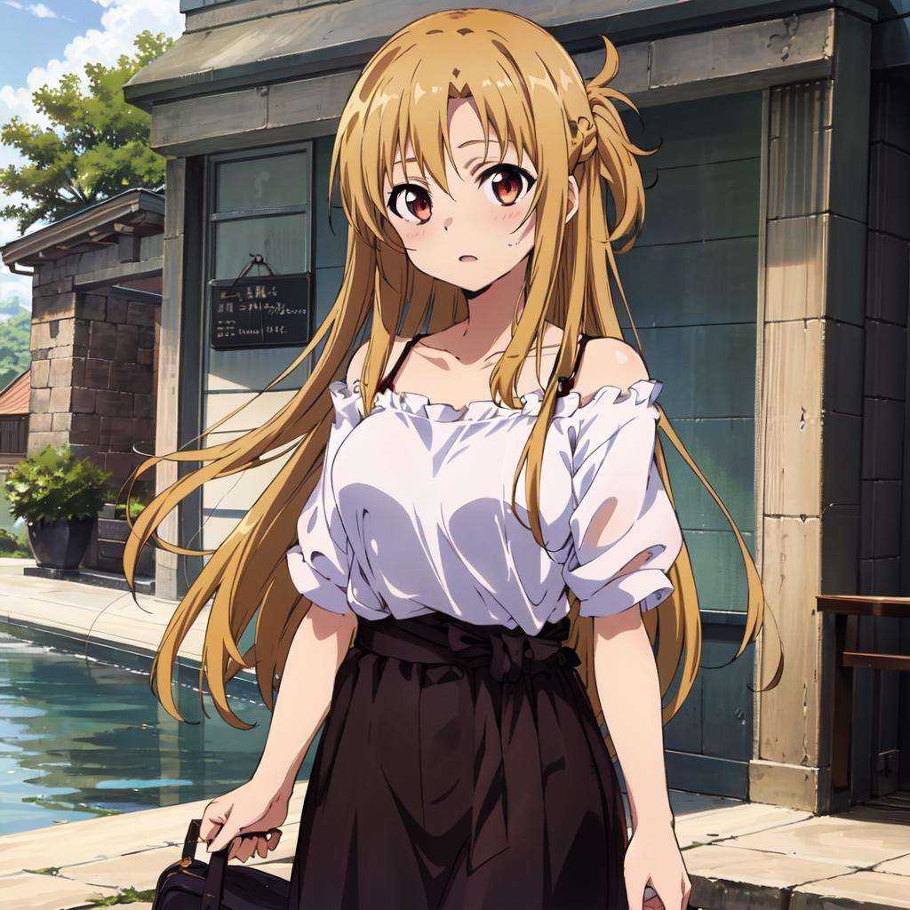 1girl,  yuuki_asuna,  solo on Tensor.Art