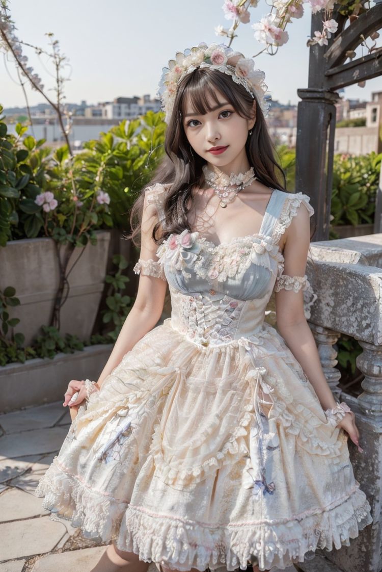 轻lolita裙子 by cyberAngel_ on Tensor.Art