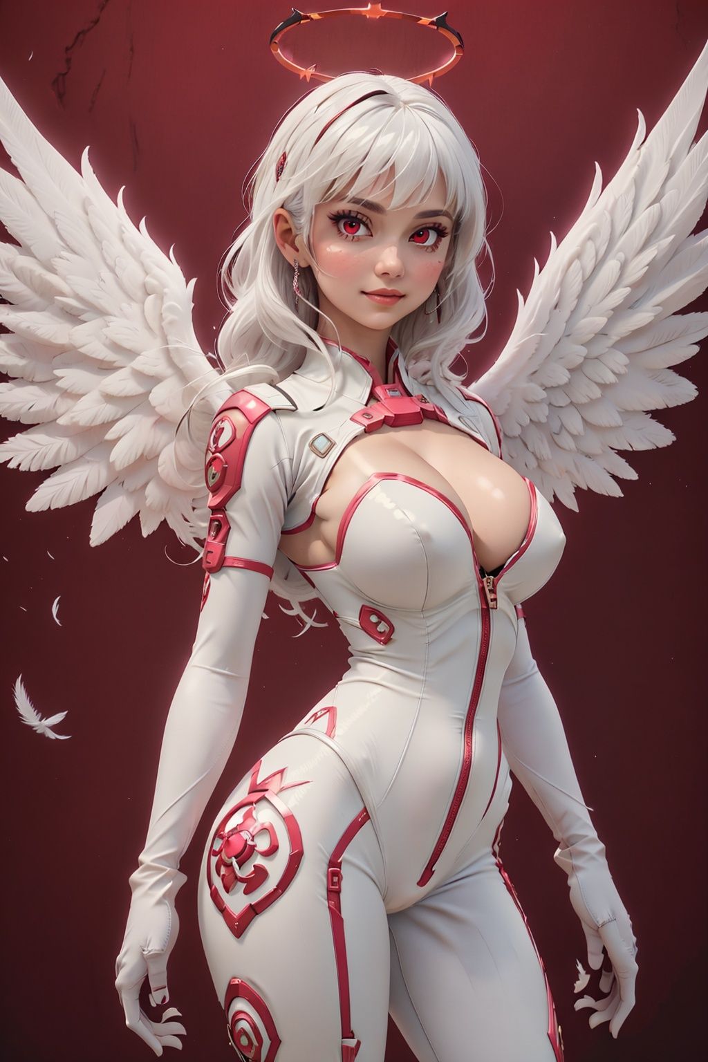 :),  large breasts,  masterpiece on Tensor.Art