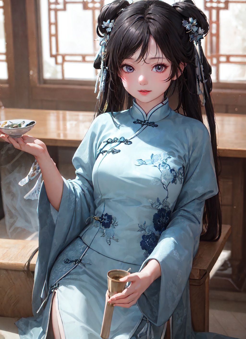 masterpiece, best quality, masterpiece,best quality,official art,extremely detailed CG unity 8k wallpaper, huge_filesize,1girl,chinese clothes
