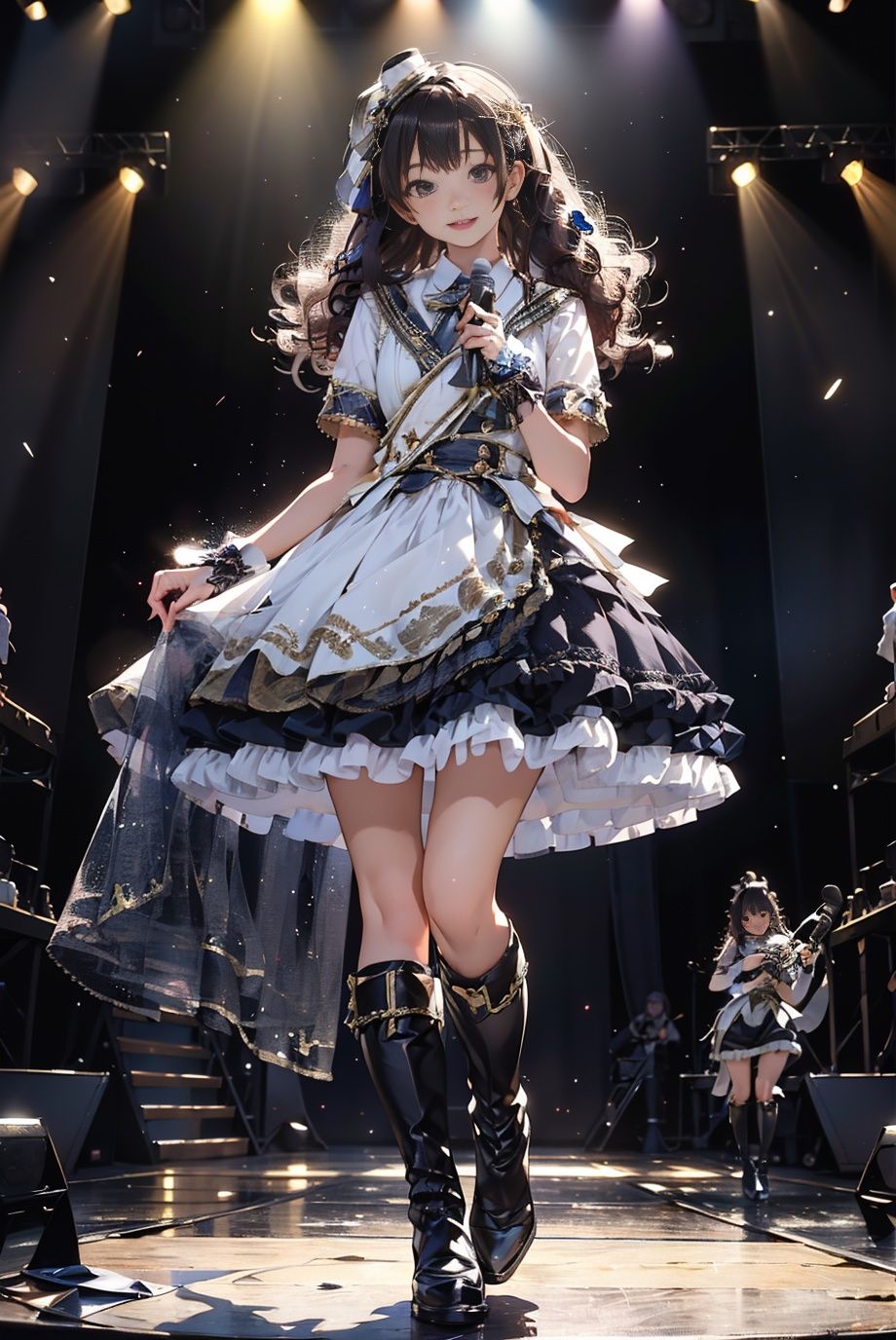 masterpiece,  best quality,  idol_costume by cyberAngel_ on Tensor.Art