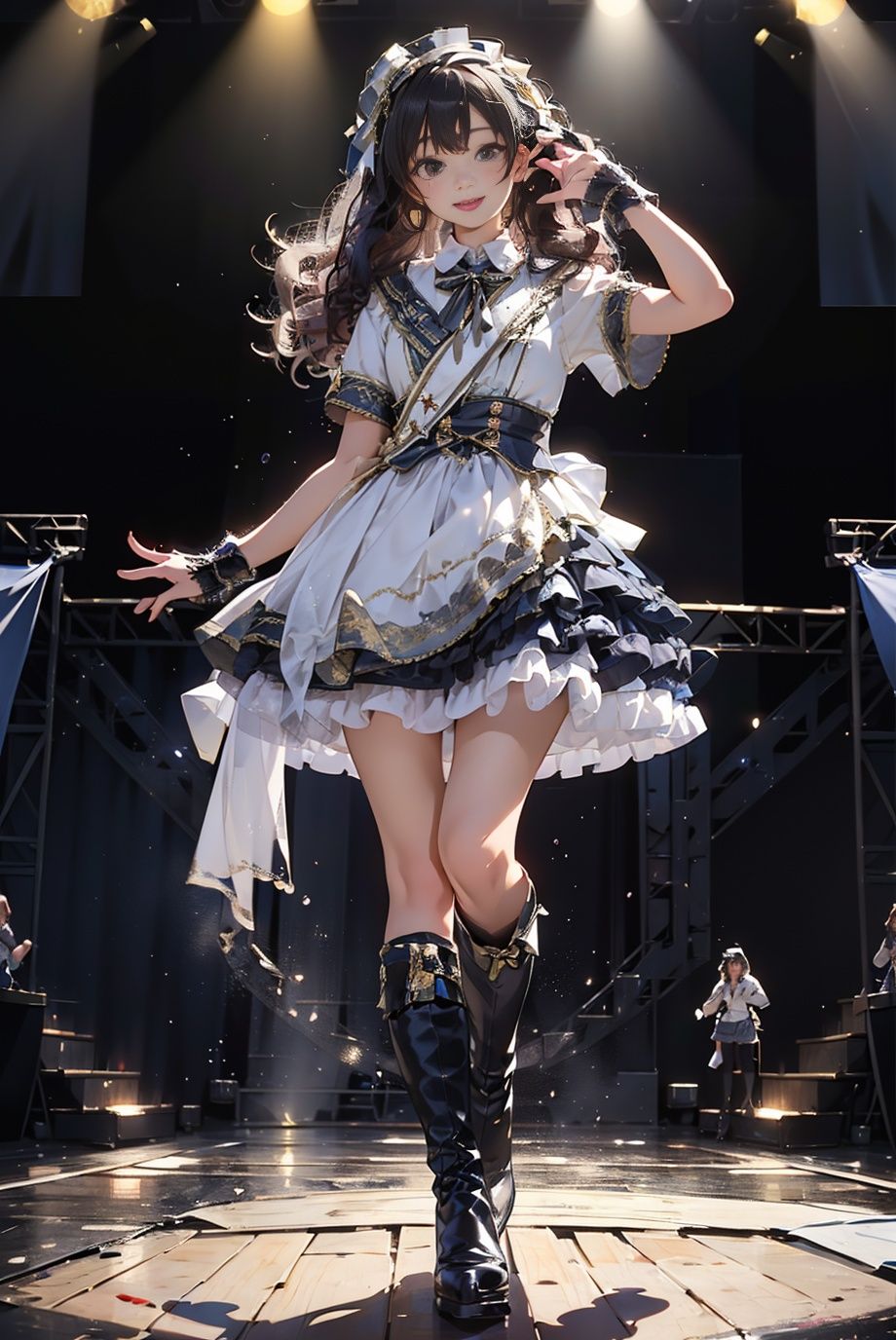 masterpiece,  best quality,  idol_costume by cyberAngel_ on Tensor.Art
