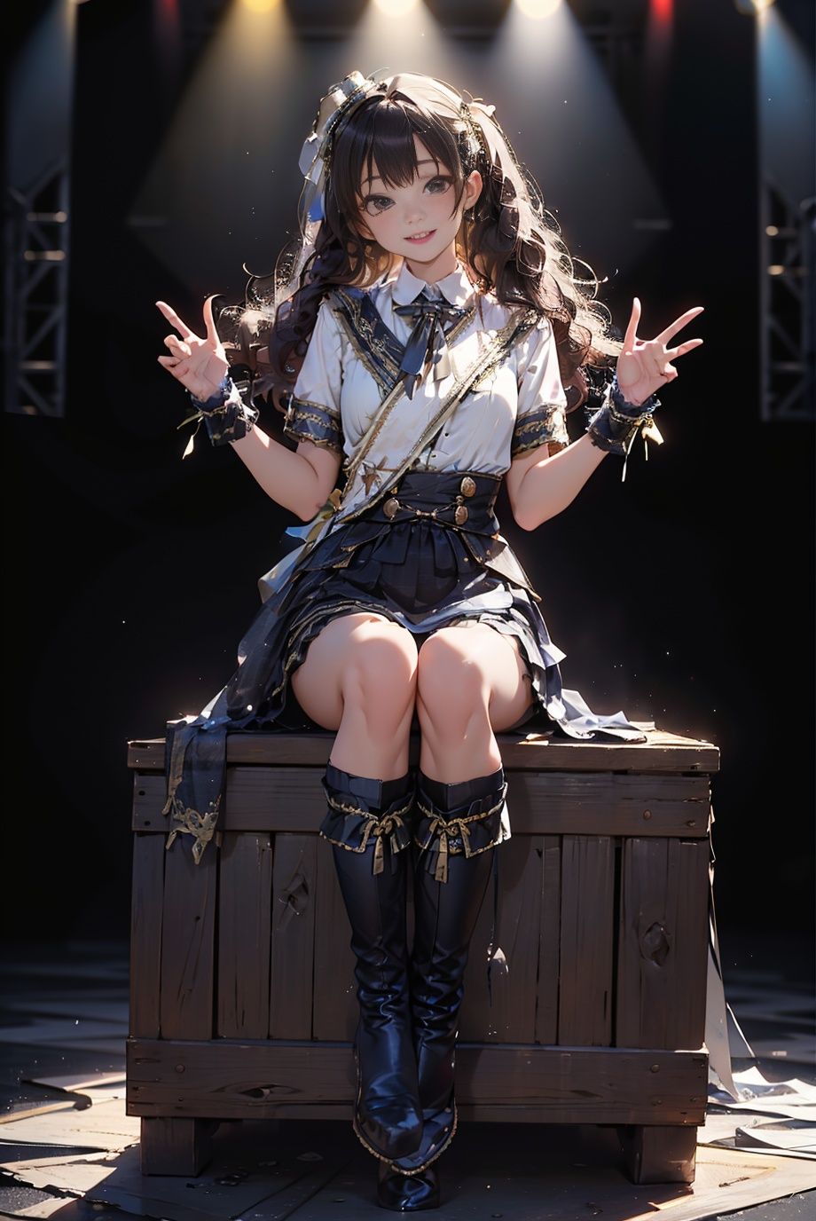 masterpiece,  best quality,  idol_costume by cyberAngel_ on Tensor.Art