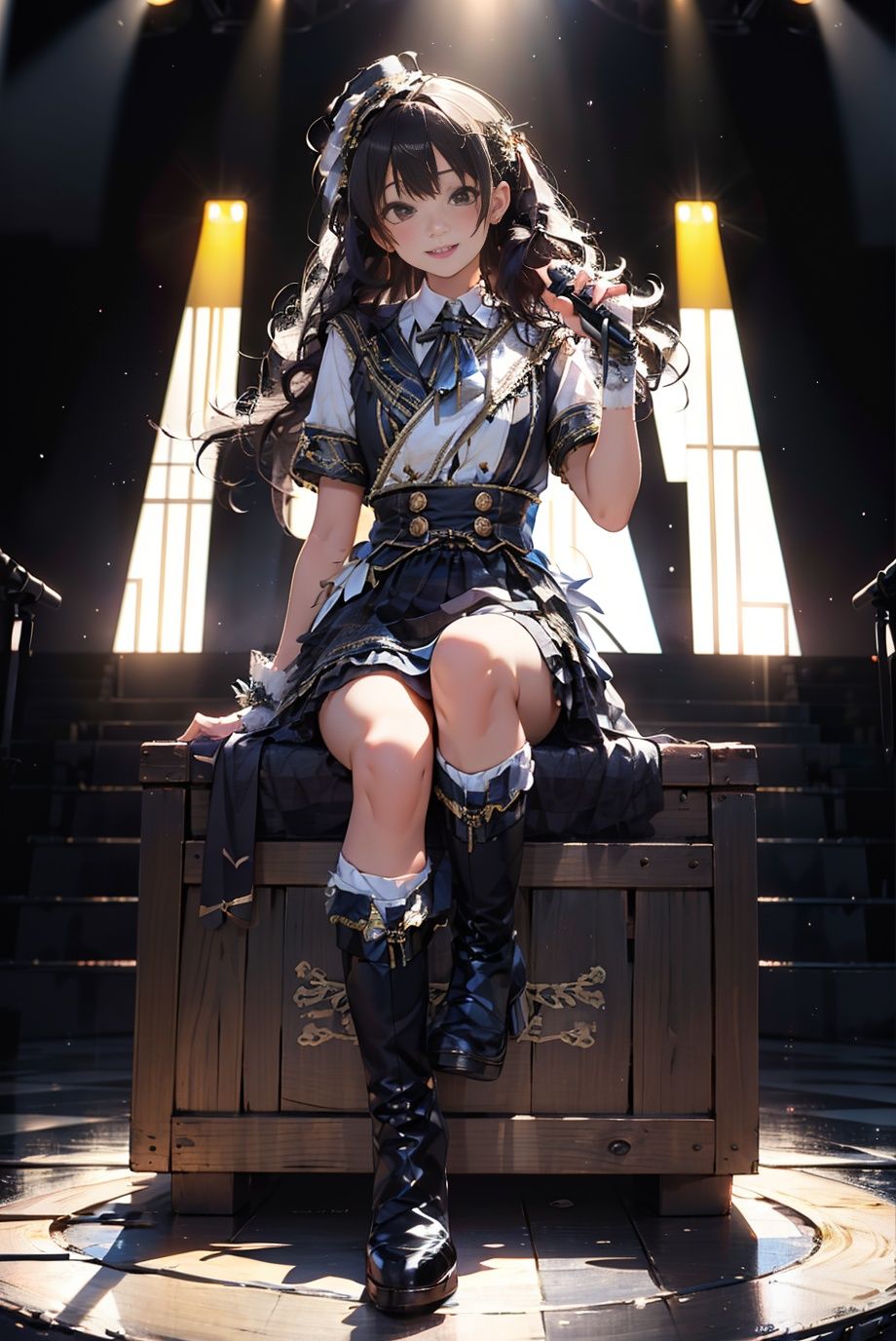 masterpiece,  best quality,  idol_costume by cyberAngel_ on Tensor.Art