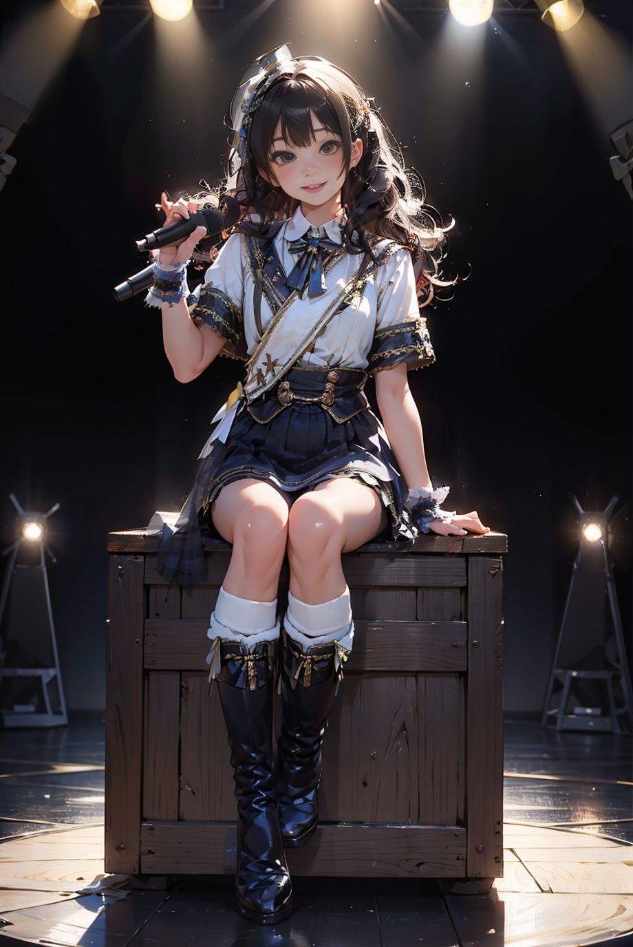 masterpiece,  best quality,  idol_costume by cyberAngel_ on Tensor.Art