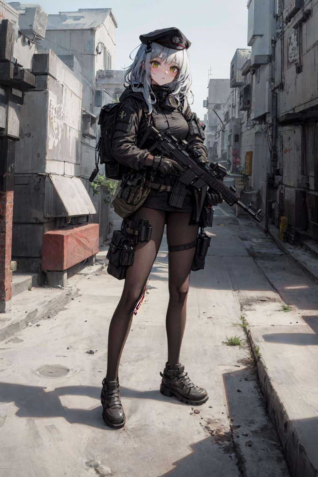 (1girl),  tom clancy's the division,  snowing on Tensor.Art