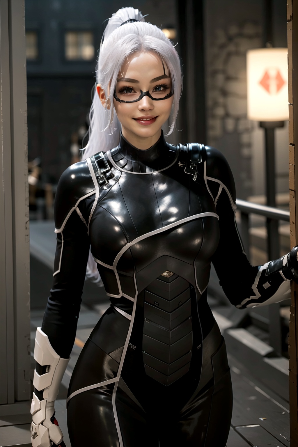 feliciacat,  1girl,  bodysuit on Tensor.Art