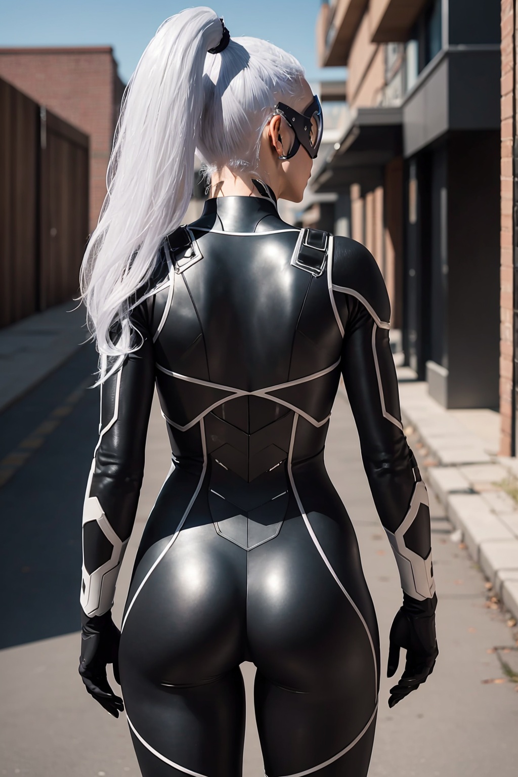 feliciacat,  1girl,  bodysuit on Tensor.Art