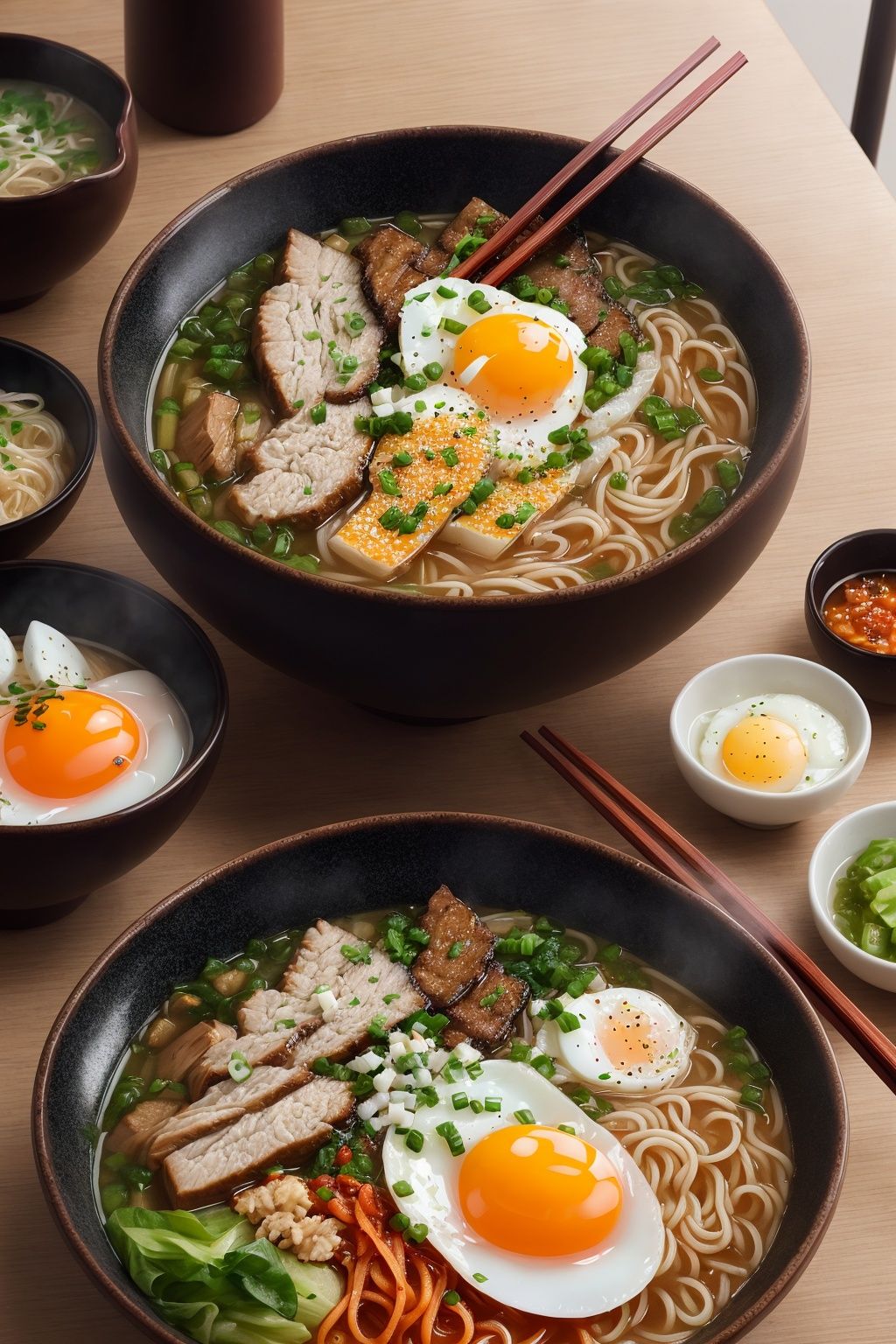 ultra detailed 8k cg,  japanese ramen,  chopsticks on Tensor.Art