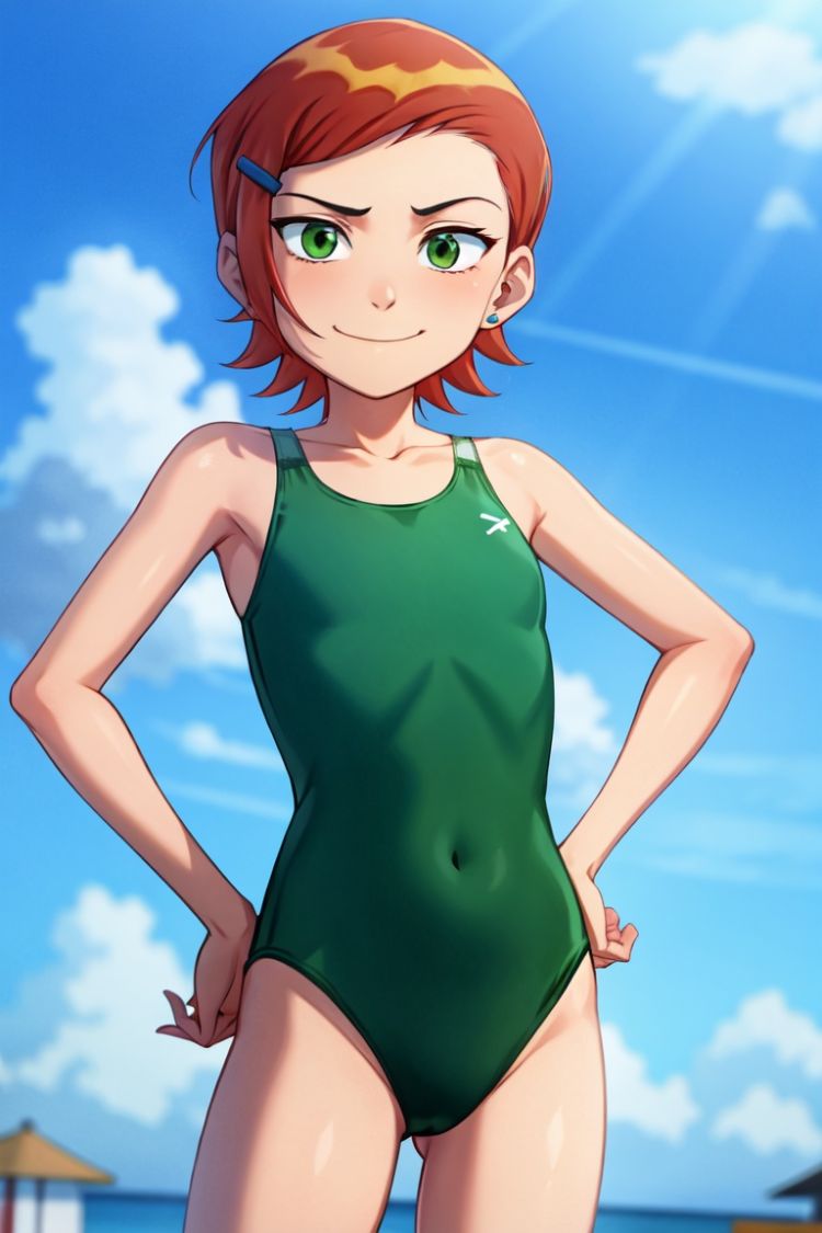 Gwendolyn Tennyson + (Lucky Girl) - Ben 10 by LuckyHorse on Tensor.Art
