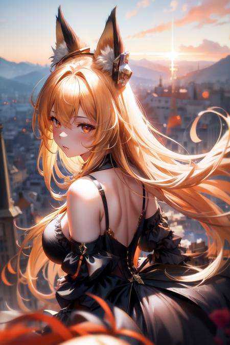 1girl,  animal ears,  bangs on Tensor.Art