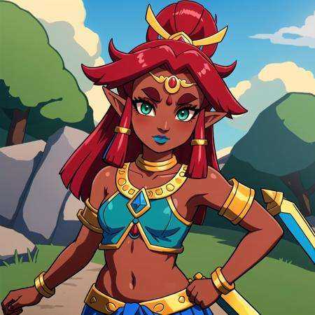 RijuTOTK,  Riju \(The Legend of Zelda: Tears of the Kingdom\),  1girl on Tensor.Art