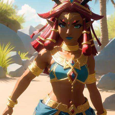 RijuTOTK,  Riju \(The Legend of Zelda: Tears of the Kingdom\),  1girl on Tensor.Art