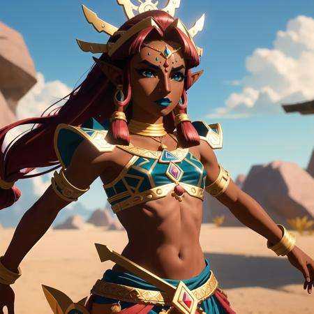 RijuTOTK,  Riju \(The Legend of Zelda: Tears of the Kingdom\),  1girl on Tensor.Art